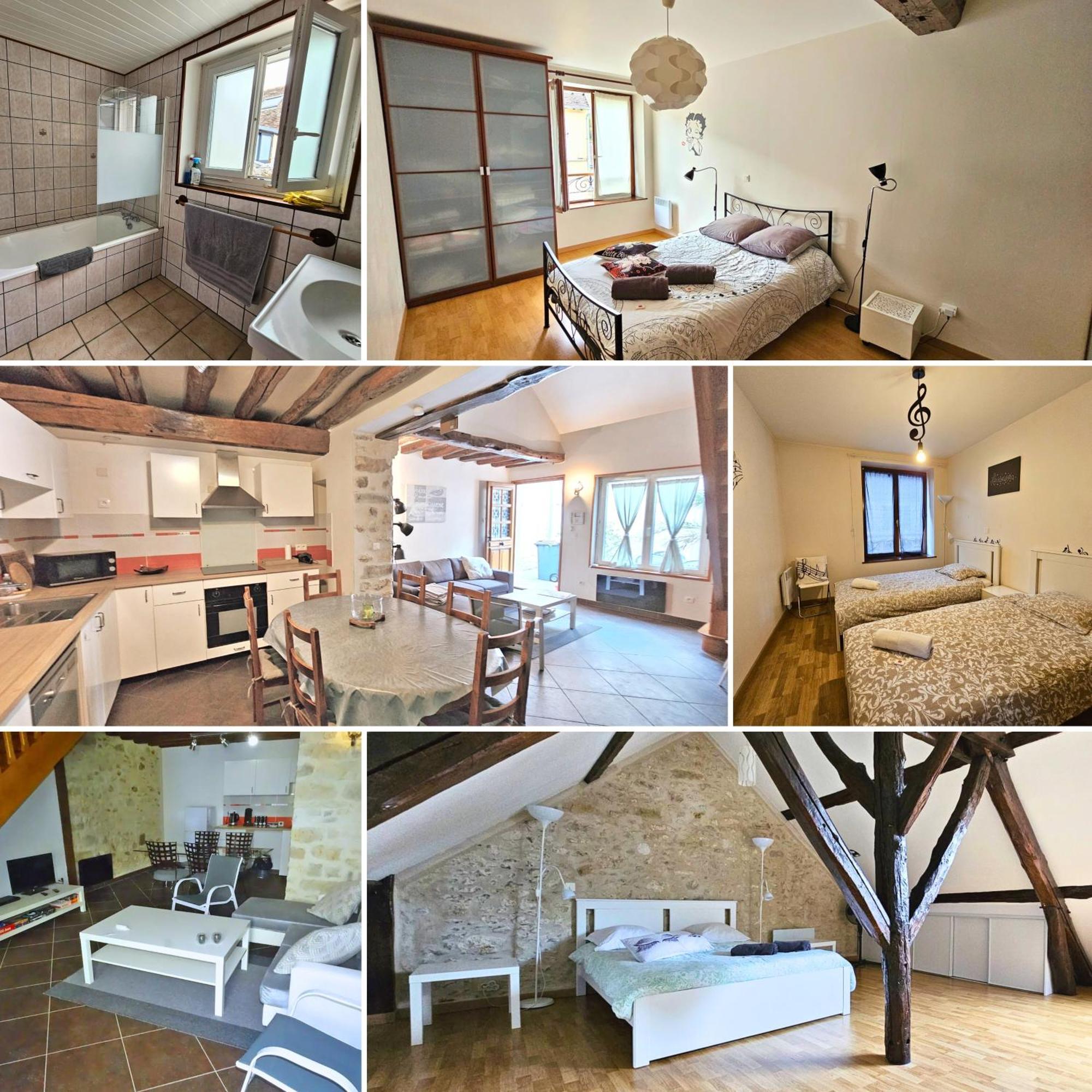 Triplex Sisley - Maison Atypique Avec Cour Exterieure موريه-سور-لوينغ المظهر الخارجي الصورة